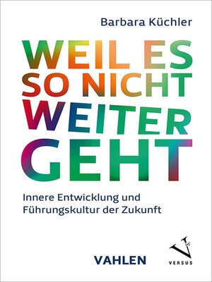 cover image of Weil es so nicht weitergeht